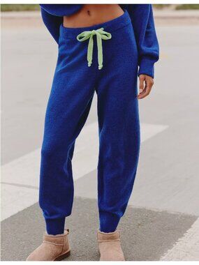 Daily Practice Huddle Up Pop Cord Knit Joggers XL Blue